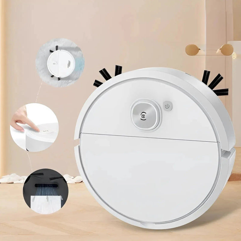 Robot Aspirador Inteligente 3 en 1 con Carga USB SmartClean